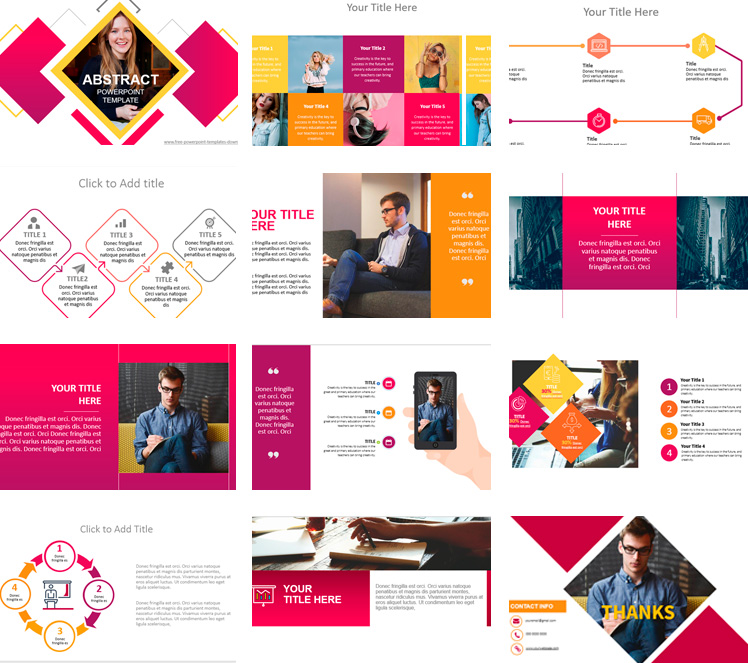 Abstract PowerPoint Templates Free