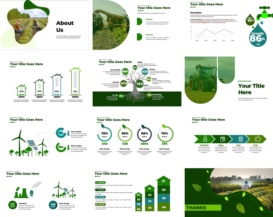 Free Agriculture PowerPoint template
