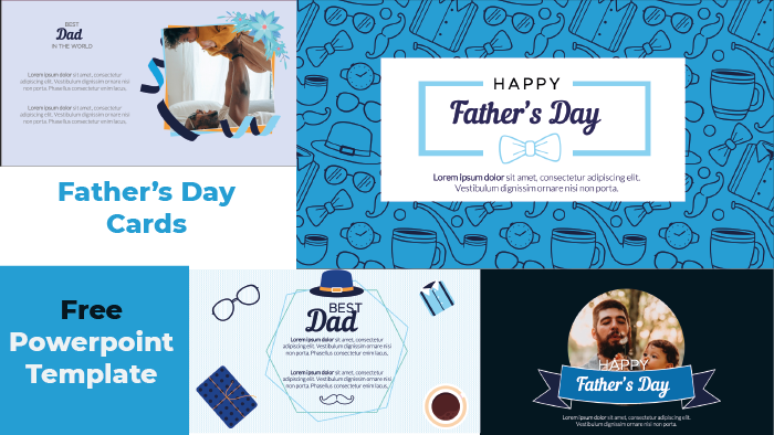 Free Father’s Day Cards in powerPoint