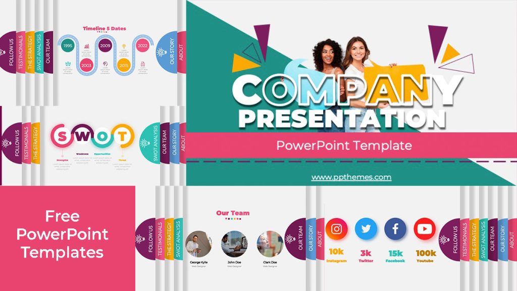 Creative Company Infographics PowerPoint Template
