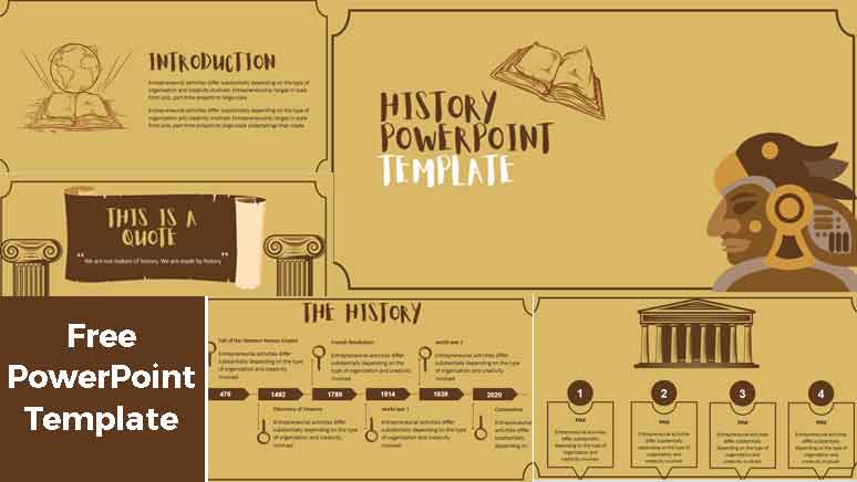 History PowerPoint Templates for Education
