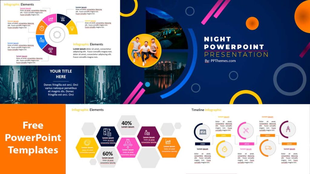 Night Presentation PowerPoint Templates