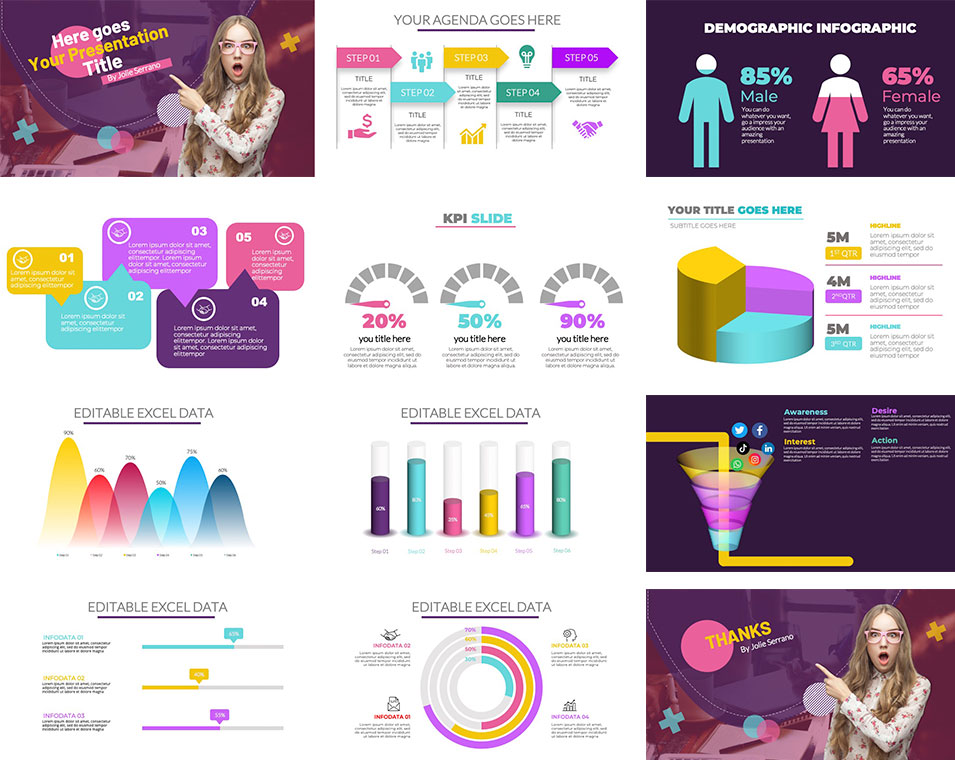 animated excel charts in powerpoint