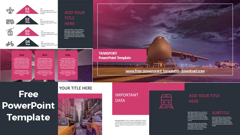 Preview Transport PowerPoint Templates