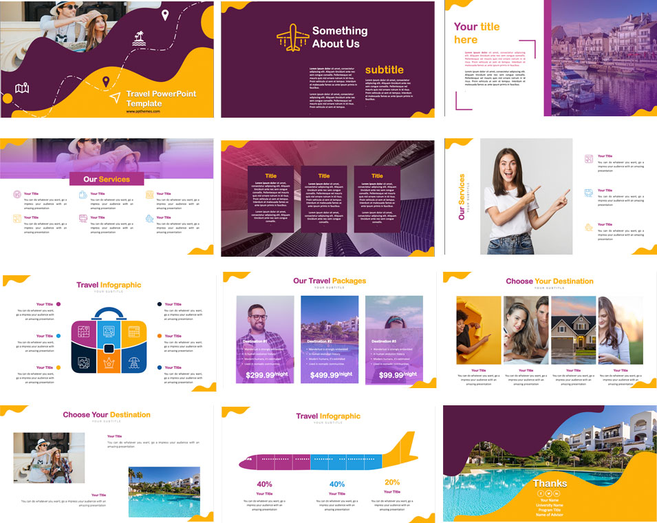 Travel PowerPoint templates