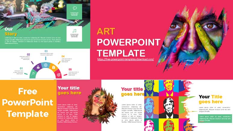 screenshoot art powerpoint template