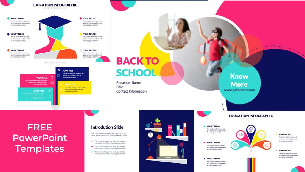 back to school powerpoint template free download by ppthemes