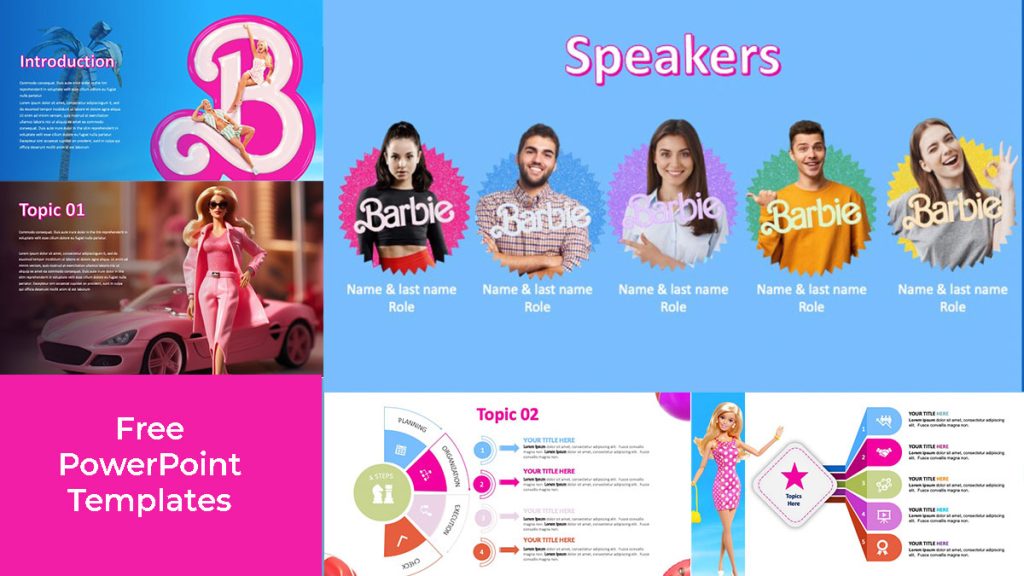 Barbie PowerPoint Template