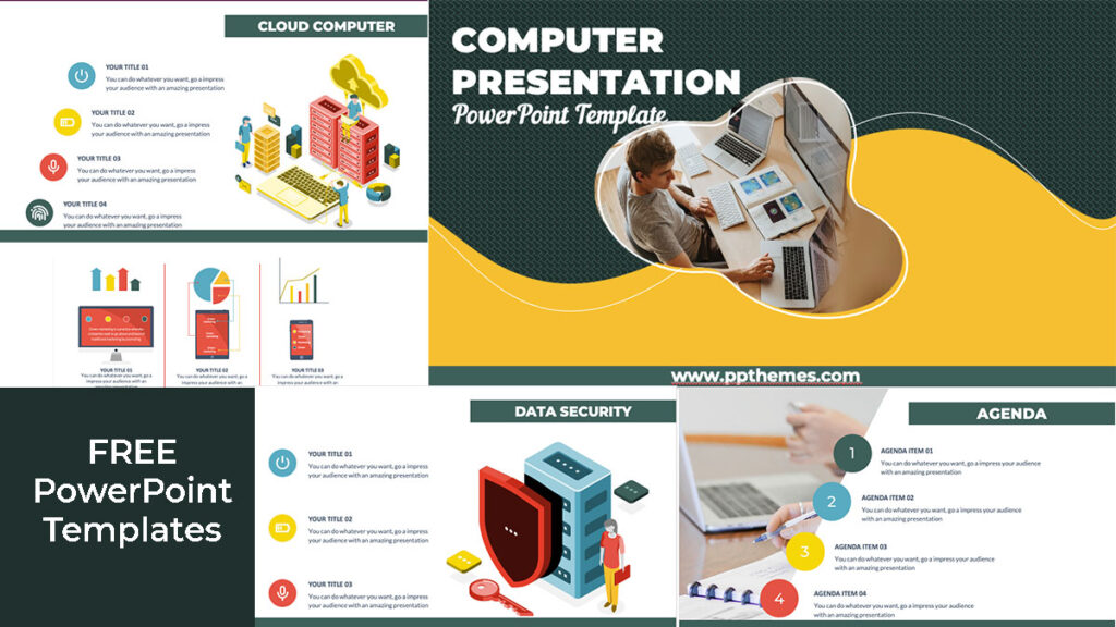 free computer powerpoint infographics for presentation