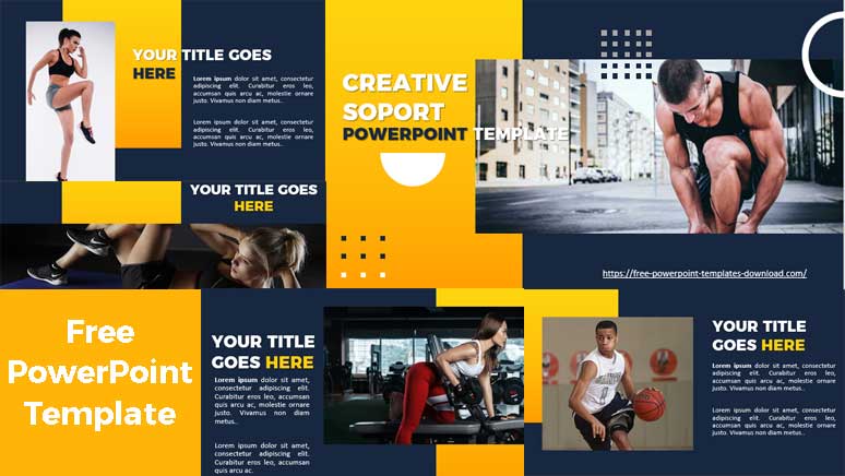Preview Creative Sport Slides for PowerPoint Presentation