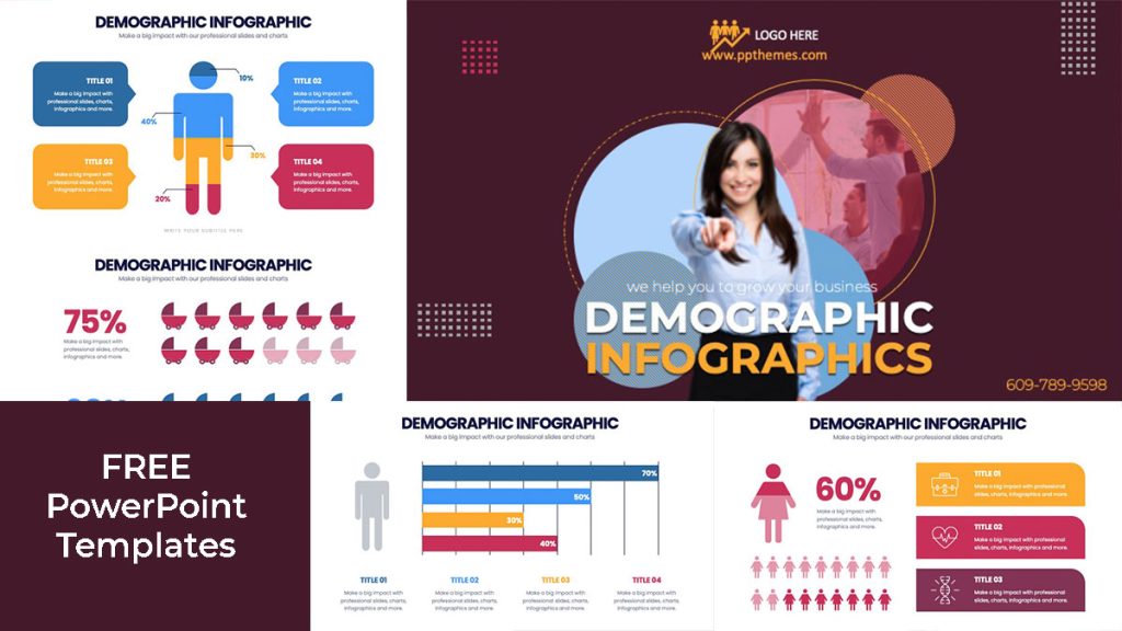 demographic powerpoint infographics for presentation templatesdemographic powerpoint infographics for presentation templates