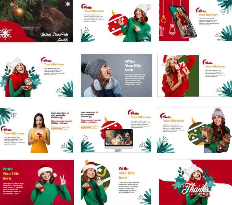 Free Christmas Presentation PowerPoint Templates