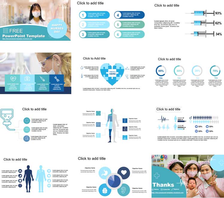 Preview powerpoint templates for nurse day