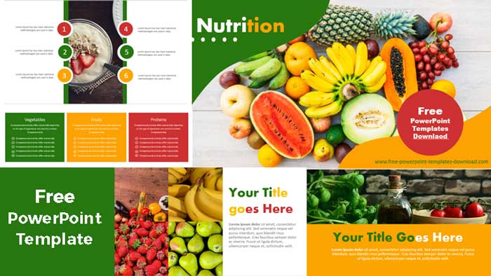 free nutrition powerpoint templates