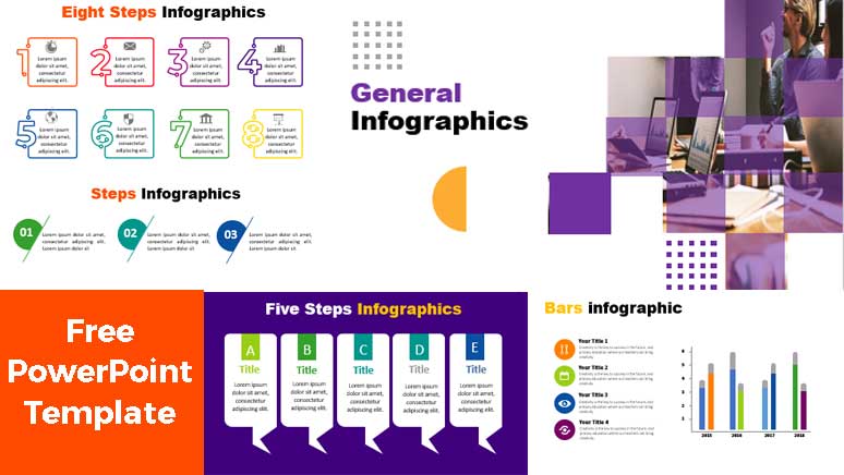 Preview general infographics for powerpoint