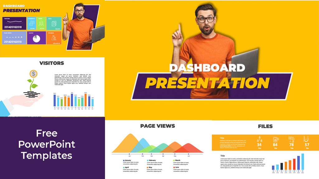 PowerPoint Dashboard with zoom effect