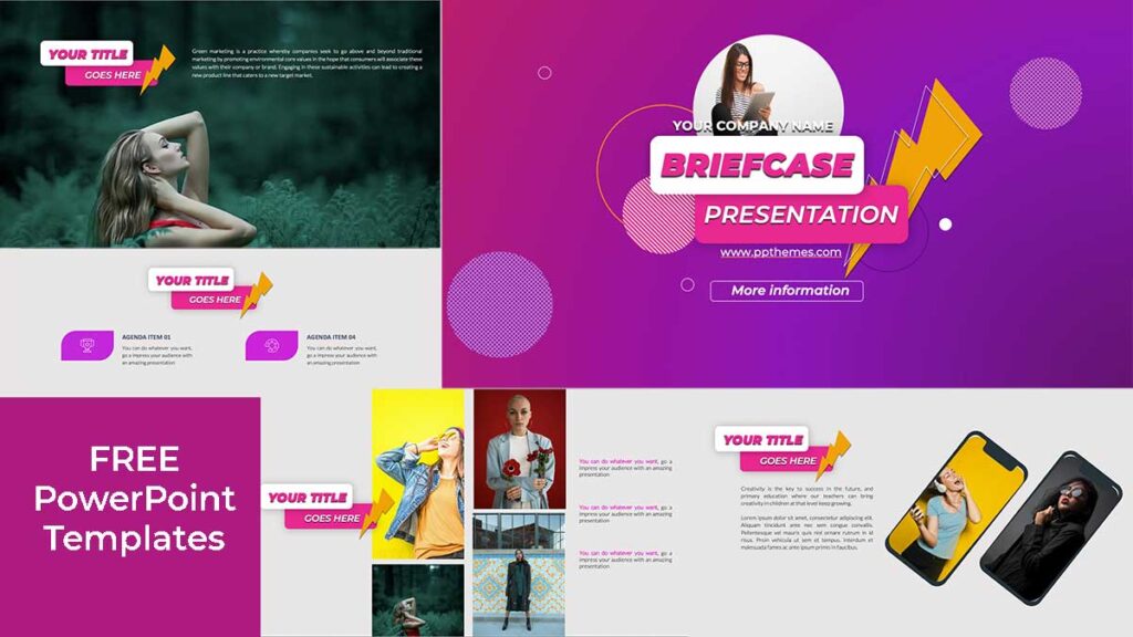 briefcase powerpoint template presentation