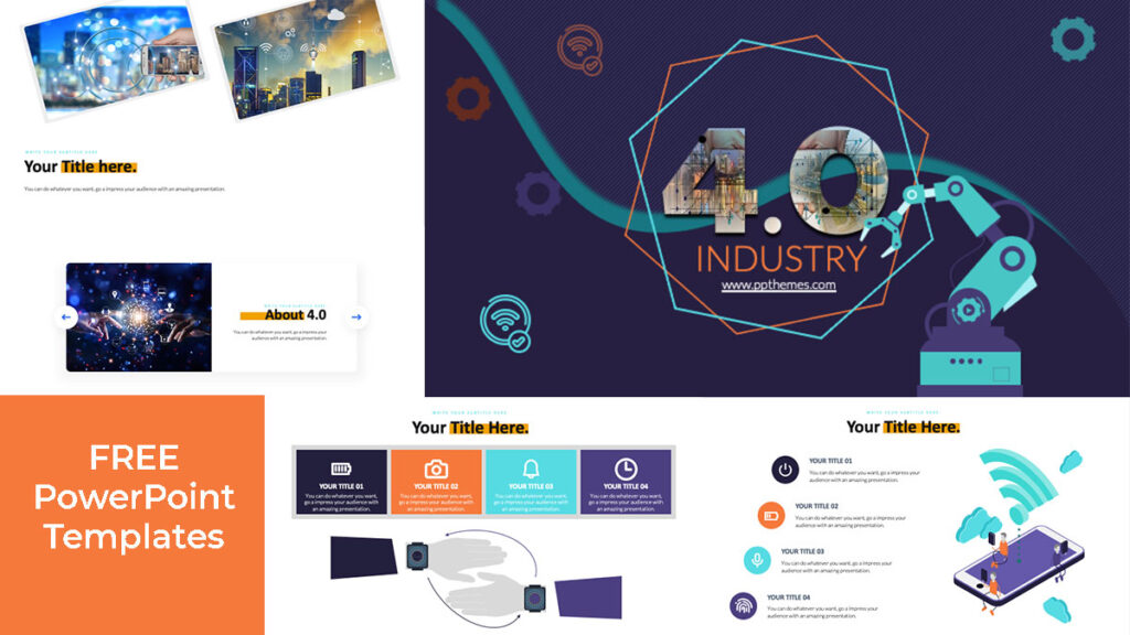 4.0 industry free powerpoint template