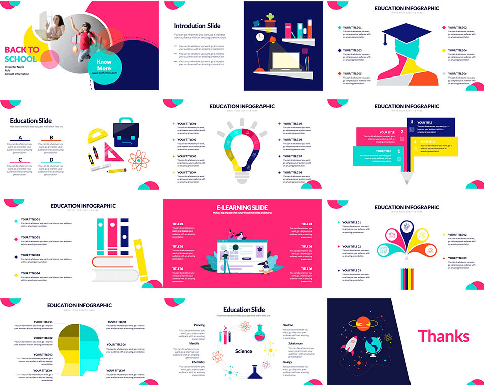 back to school powerpoint template free download by ppthemes