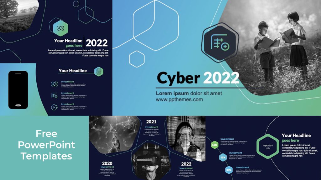 blue powerpoint template