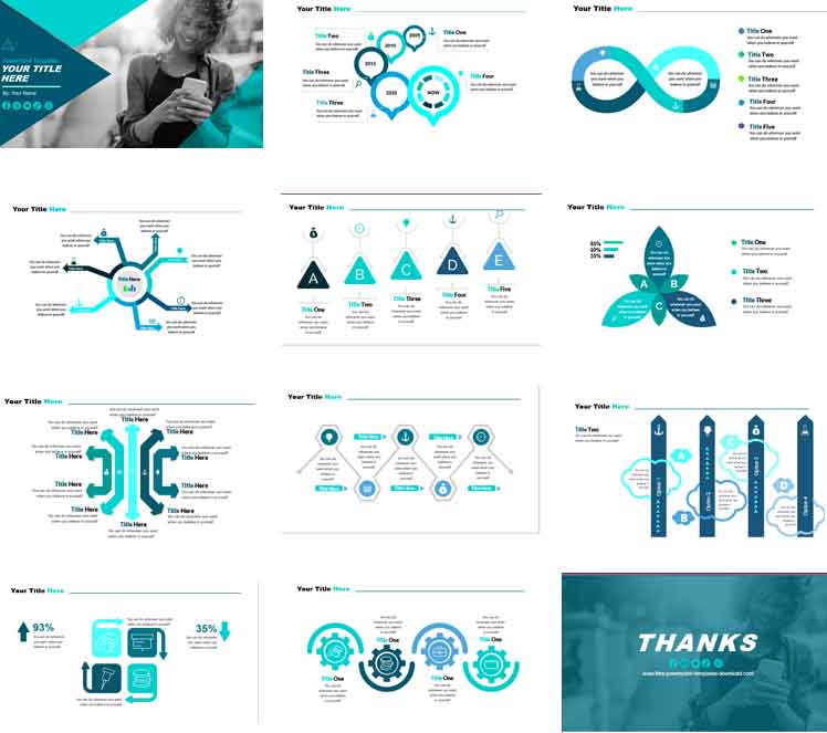 Preview Calderas PowerPoint Templates for Businesss