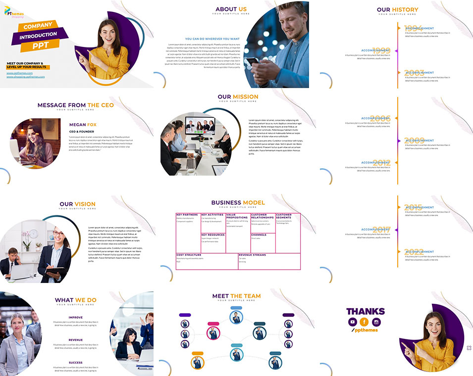 Preview Free Company introduction ppt