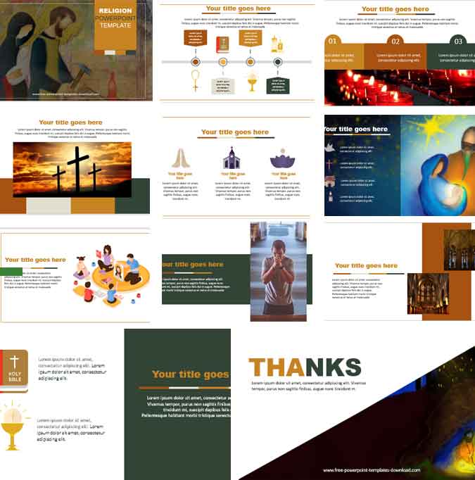Screenshot religion PowerPoint Template