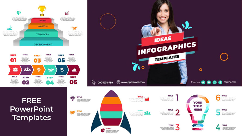 Infographic ideas in powerpoint for pesentation by ppthemes