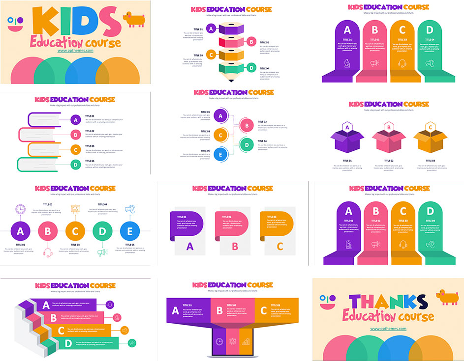 kids Education PowerPoint Templates