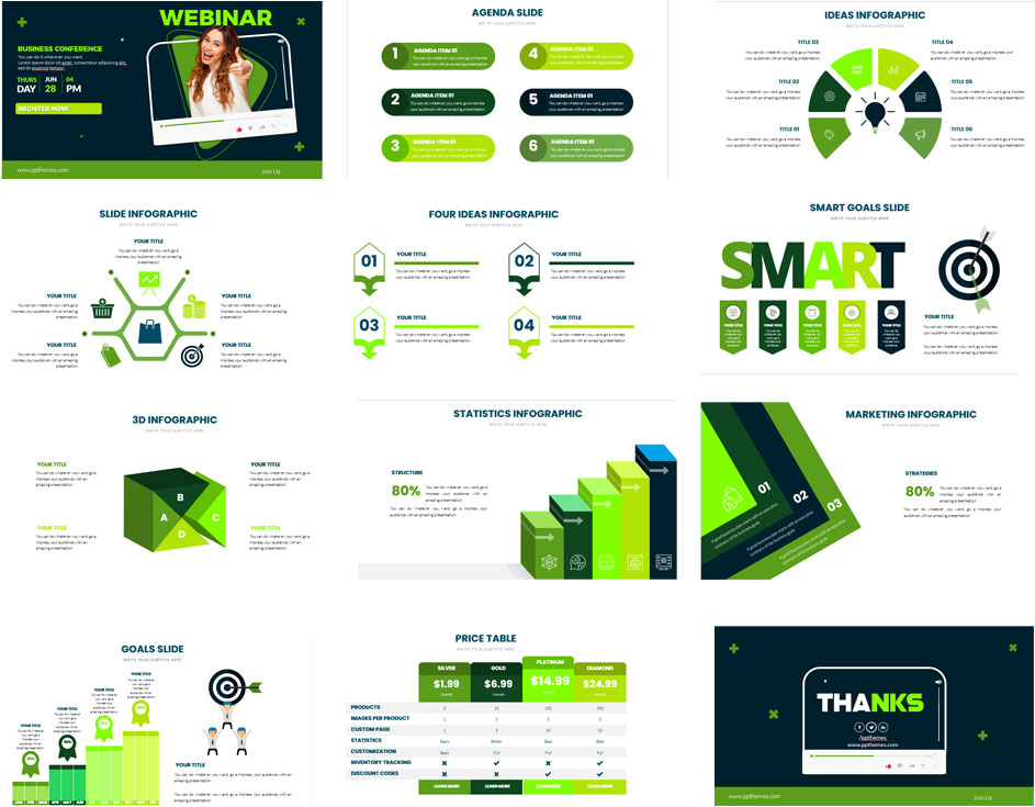 webinar powerpoint infographics
