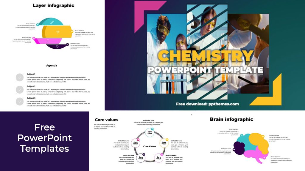 Chemistry PowerPoint temp[late for free by PPThemes