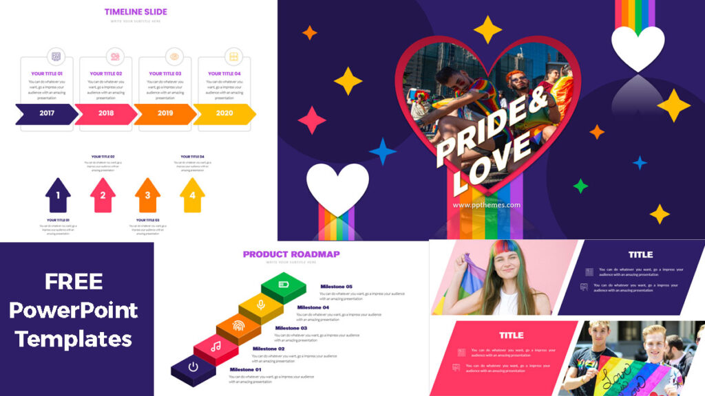 pride and love powerpoint templates