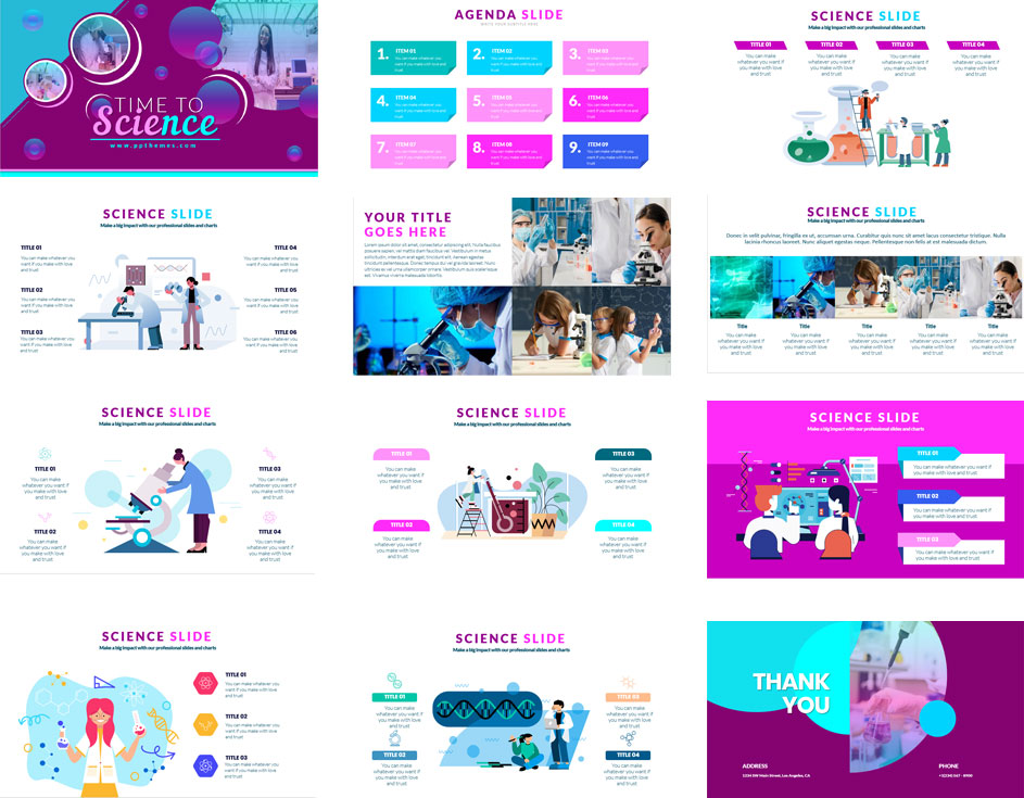 science powerpoint template free download