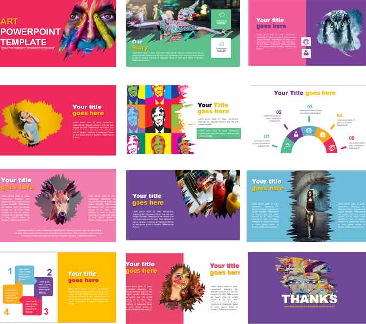 screenshoot art powerpoint template