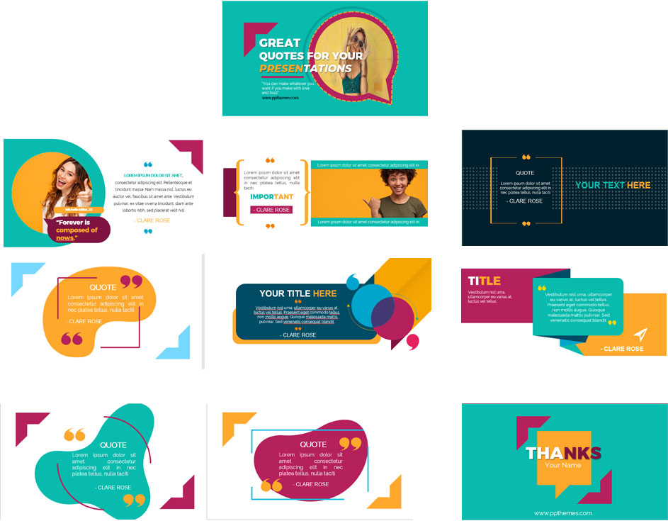 great quotes templates for your presentations