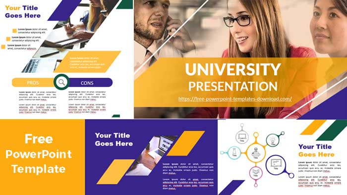 University presentation PowerPoint Template
